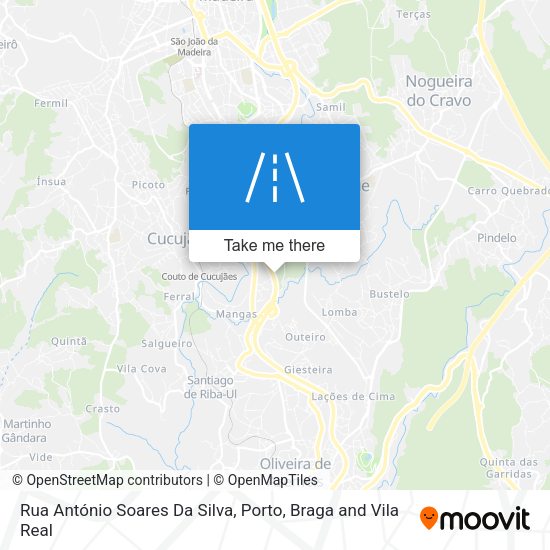 Rua António Soares Da Silva mapa