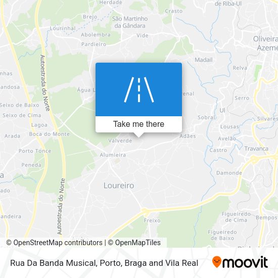 Rua Da Banda Musical mapa