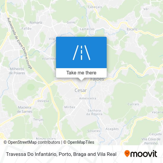 Travessa Do Infantário map