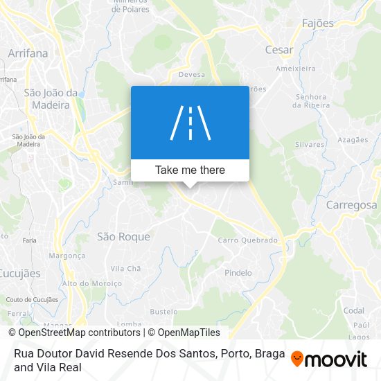 Rua Doutor David Resende Dos Santos map