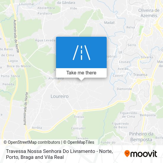 Travessa Nossa Senhora Do Livramento - Norte map