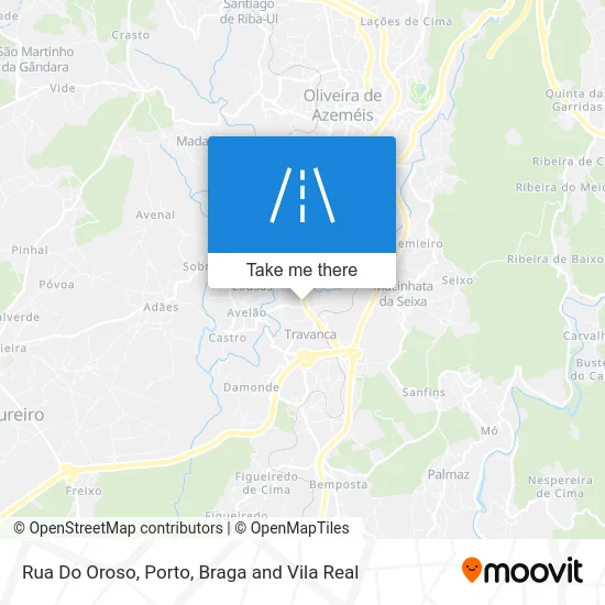 Rua Do Oroso map