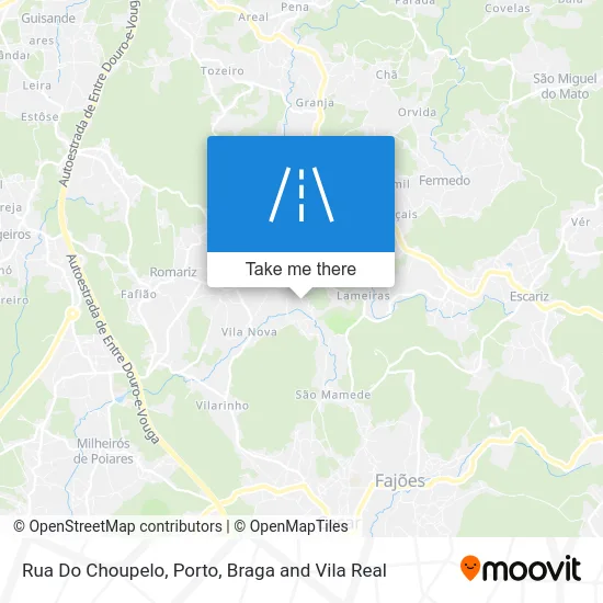 Rua Do Choupelo map