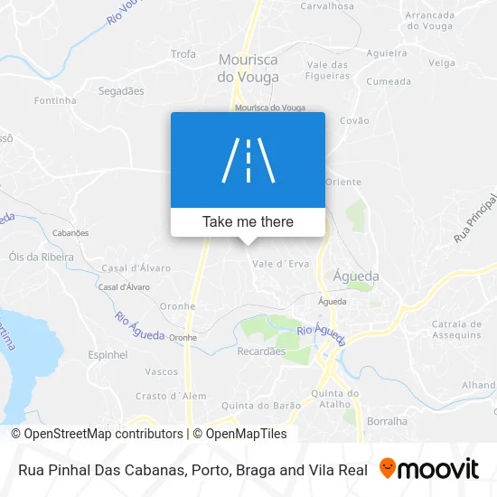 Rua Pinhal Das Cabanas map