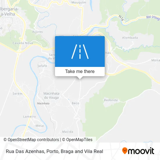 Rua Das Azenhas map