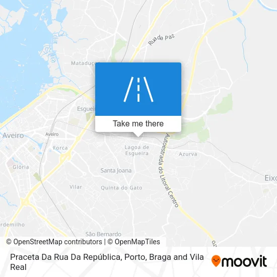 Praceta Da Rua Da República map