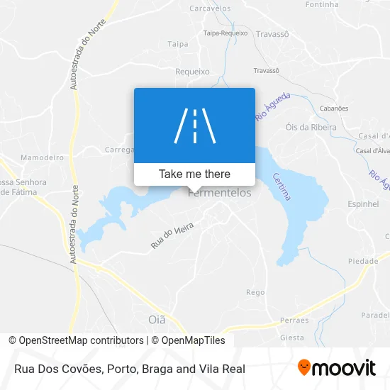 Rua Dos Covões map