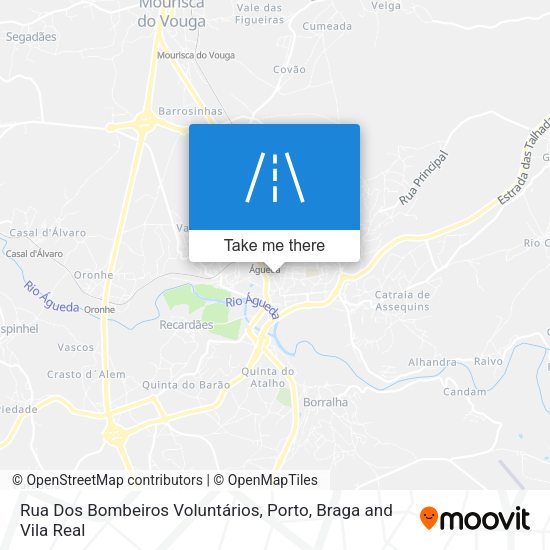 Rua Dos Bombeiros Voluntários mapa