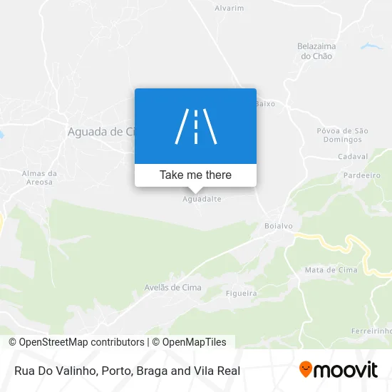 Rua Do Valinho map