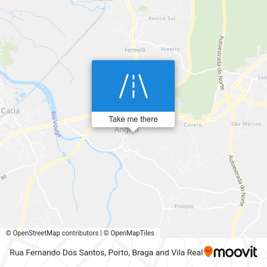 Rua Fernando Dos Santos mapa