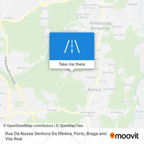 Rua Da Nossa Senhora Da Ribeira map
