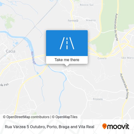 Rua Várzea 5 Outubro mapa