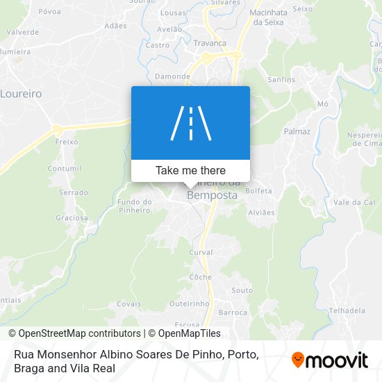 Rua Monsenhor Albino Soares De Pinho map