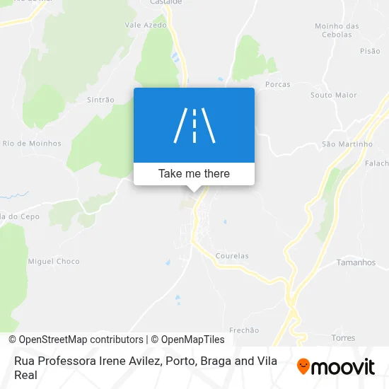 Rua Professora Irene Avilez map