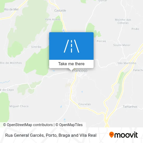 Rua General Garcês map