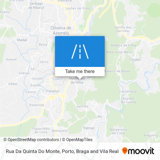 Rua Da Quinta Do Monte mapa
