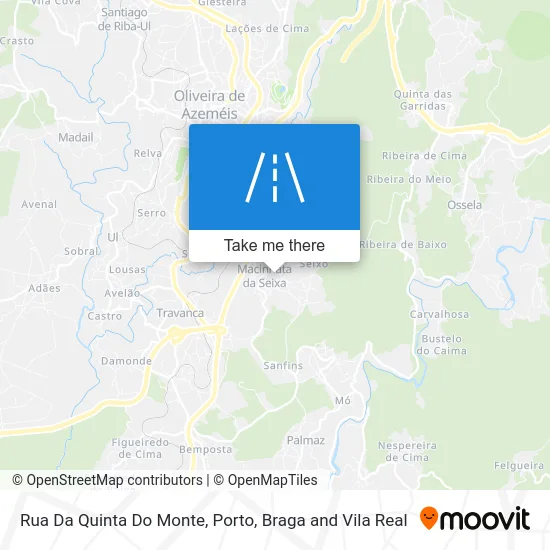 Rua Da Quinta Do Monte map