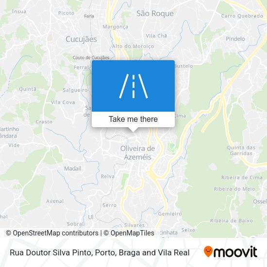 Rua Doutor Silva Pinto mapa