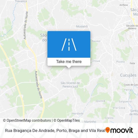 Rua Bragança De Andrade mapa