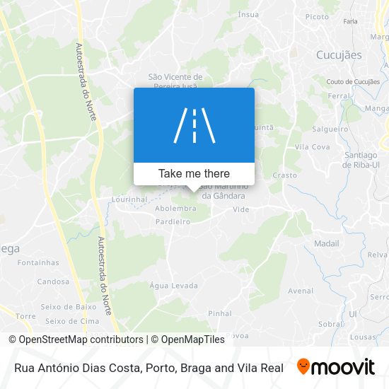 Rua António Dias Costa map