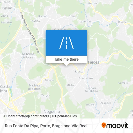 Rua Fonte Da Pipa map