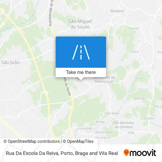 Rua Da Escola Da Relva map