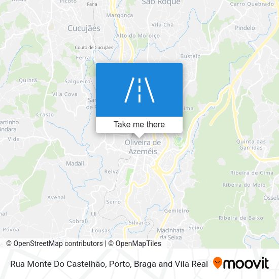 Rua Monte Do Castelhão map
