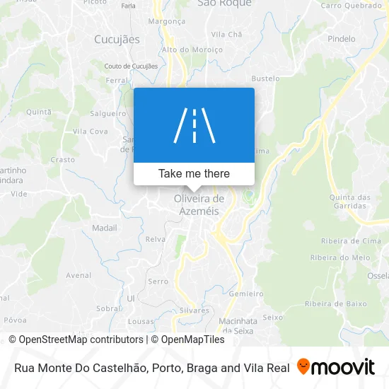 Rua Monte Do Castelhão map