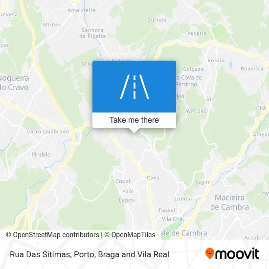 Rua Das Sítimas map