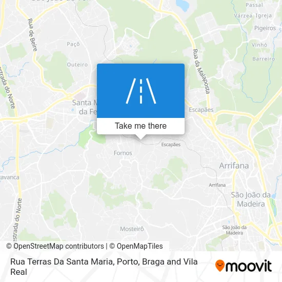 Rua Terras Da Santa Maria mapa