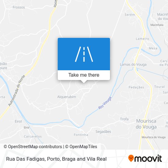 Rua Das Fadigas map