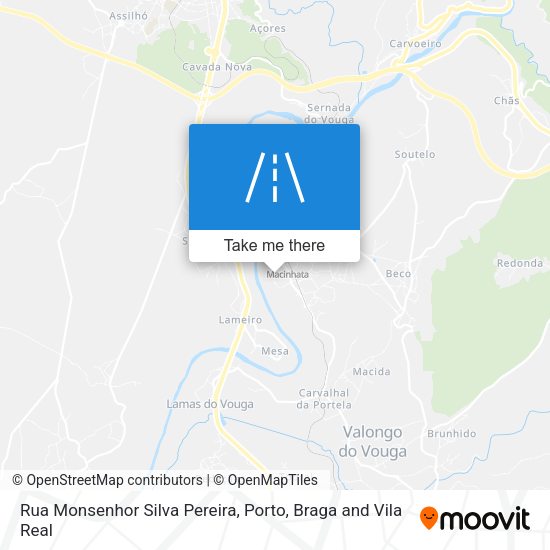 Rua Monsenhor Silva Pereira map