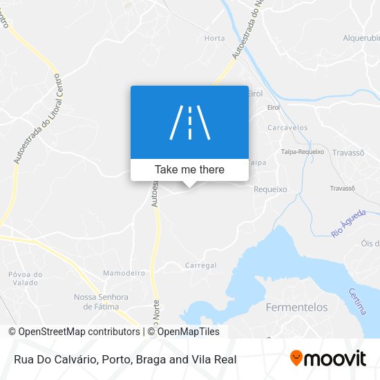Rua Do Calvário mapa