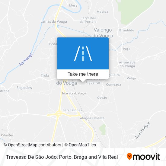 Travessa De São João mapa