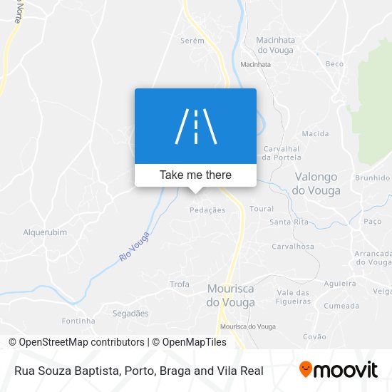 Rua Souza Baptista mapa
