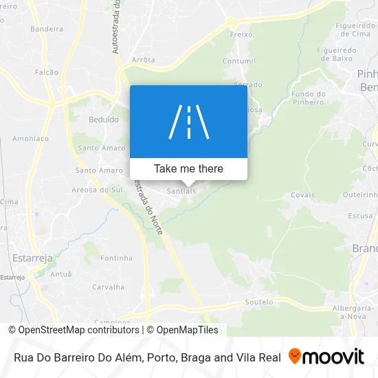 Rua Do Barreiro Do Além map