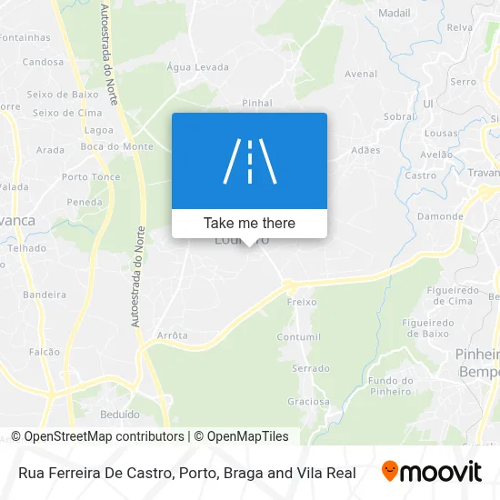 Rua Ferreira De Castro map