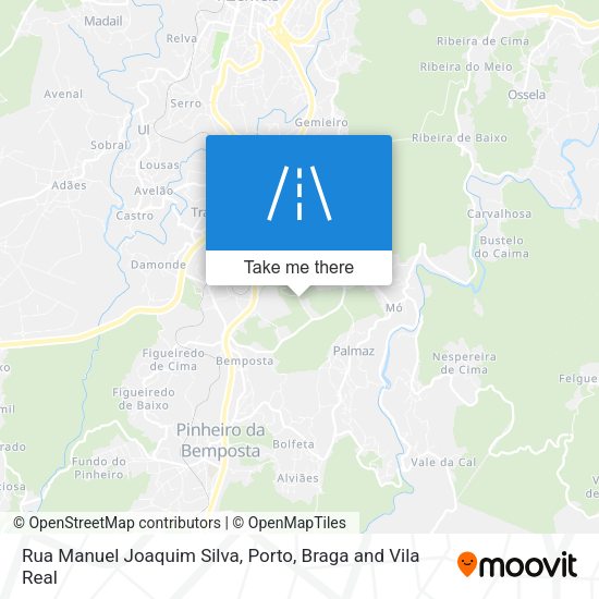 Rua Manuel Joaquim Silva mapa