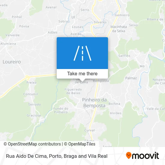 Rua Aido De Cima map