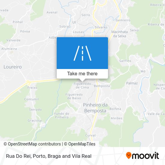 Rua Do Rei map