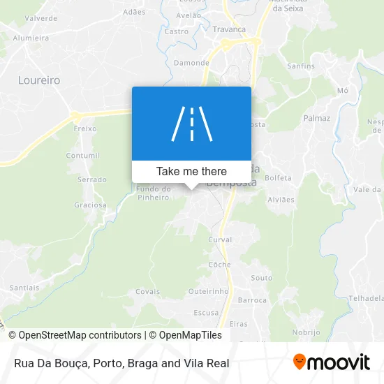 Rua Da Bouça map