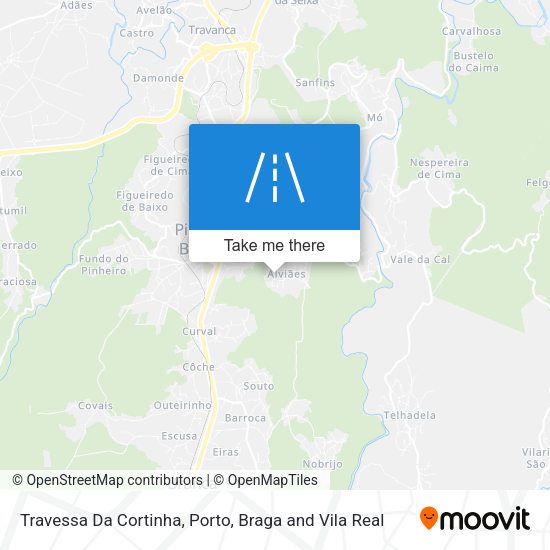 Travessa Da Cortinha mapa