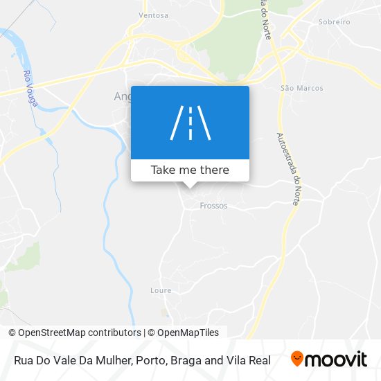 Rua Do Vale Da Mulher mapa