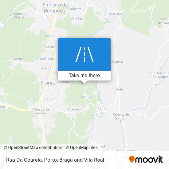 Rua Da Courela mapa