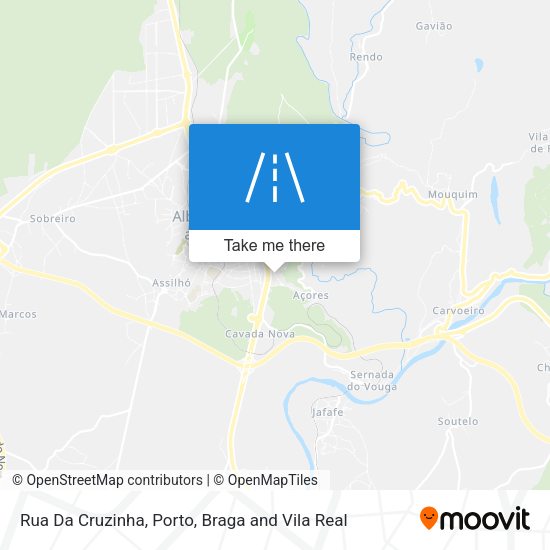 Rua Da Cruzinha mapa