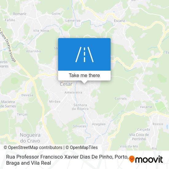 Rua Professor Francisco Xavier Dias De Pinho map