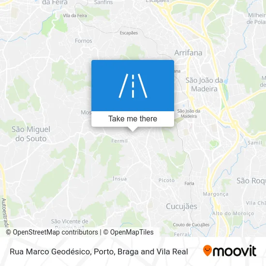 Rua Marco Geodésico map