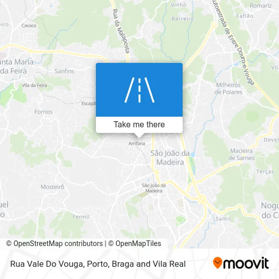 Rua Vale Do Vouga map