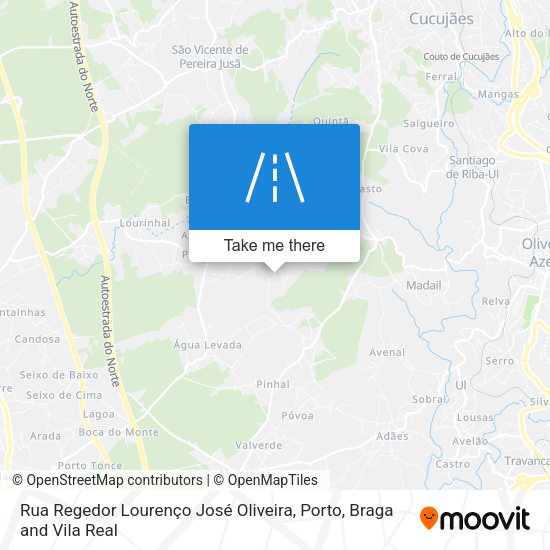 Rua Regedor Lourenço José Oliveira map