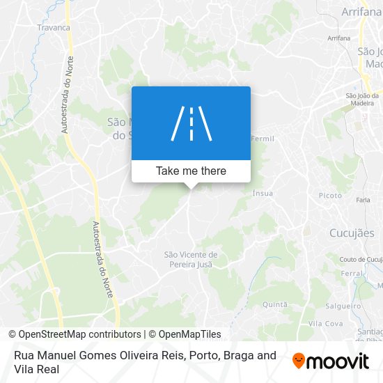 Rua Manuel Gomes Oliveira Reis mapa